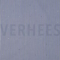 KATOEN GARENGEVERFD STREPEN MET STUDS BLAUW (thumbnail)