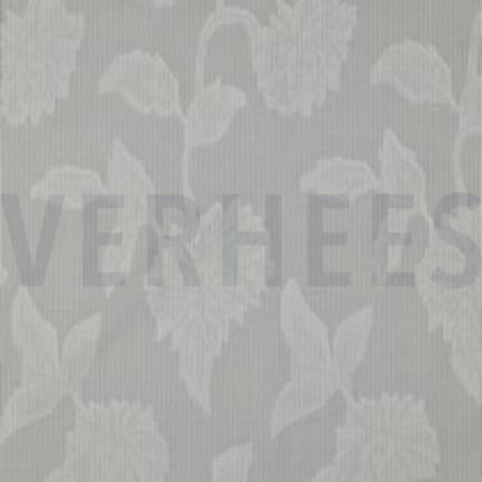 COTON TEINT ET FIL RAYURES JACQUARD FLEURS SABLE (thumbnail)