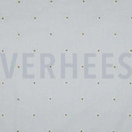 COTTON VOILE EMBROIDERY LUREX FLOWERS WHITE (thumbnail)