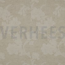 LINEN COTTON JACQUARD FLOWERS NATURAL (thumbnail)