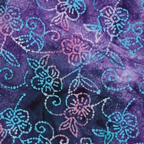 HANDCRAFTED BATIK COTTON PURPLE (thumbnail)