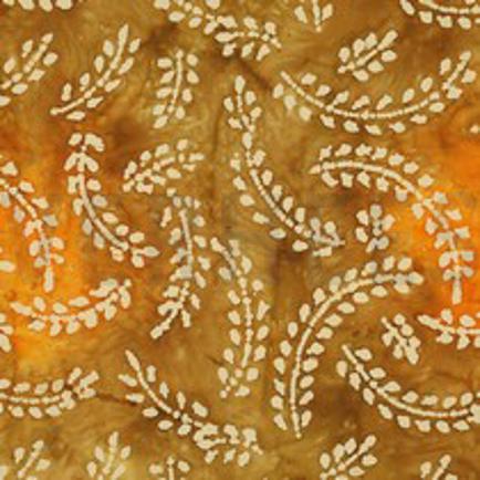 HANDCRAFTED BATIK COTTON ORANGE (thumbnail)