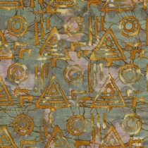 HANDCRAFTED BATIK COTTON OCHRE (thumbnail)