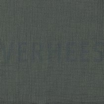 DOUBLE GAUZE GOTS DONKERGRIJS (thumbnail)