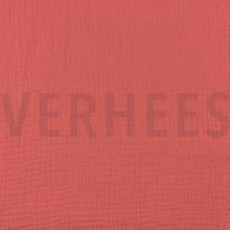 DOUBLE GAUZE GOTS KORAAL (thumbnail)