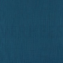 DOUBLE GAUZE GOTS PETROL (thumbnail)