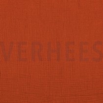 DOUBLE GAUZE GOTS ROEST (thumbnail)