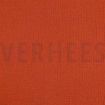 DOUBLE GAUZE GOTS TERRACOTTA (thumbnail)