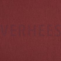 DOUBLE GAUZE GOTS ROOD/ROUGE (thumbnail)