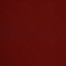 DOUBLE GAUZE GOTS BORDEAUX (thumbnail)