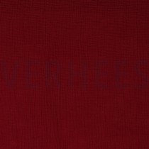 DOUBLE GAUZE GOTS WIJNROOD (thumbnail)