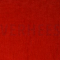 DOUBLE GAUZE GOTS ROOD (thumbnail)