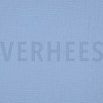 DOUBLE GAUZE GOTS LICHTBLAUW (thumbnail)