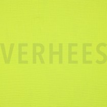 DOUBLE GAUZE GOTS GEEL NEON (thumbnail)