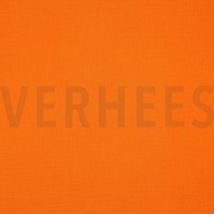 DOUBLE GAUZE GOTS ORANJE NEON (thumbnail)