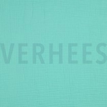 DOUBLE GAUZE GOTS PEPERMUNTGROEN (thumbnail)