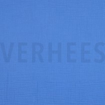 DOUBLE GAUZE GOTS KONINGSBLAUW (thumbnail)