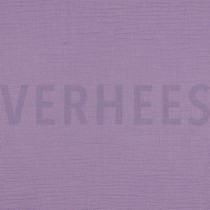 DOUBLE GAUZE GOTS DONKER LILA (thumbnail)