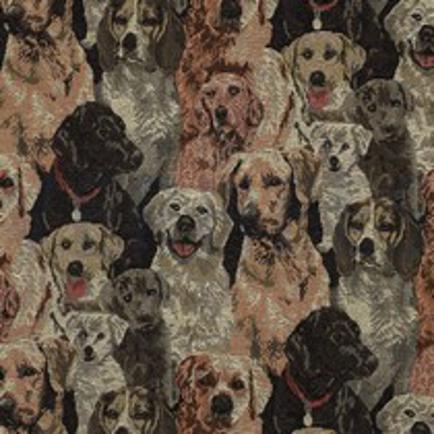 GOBELIN DOGS BROWN (thumbnail)