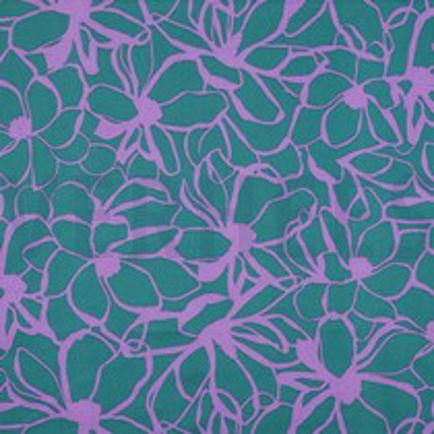 BAUMWOLLE SATIN MAGNOLIA NERIDA HANSEN PETROL (thumbnail)