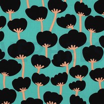 LENZING™ ECOVERO™ MOHNBLUMEN NERIDA HANSEN MEERBLAU (thumbnail)