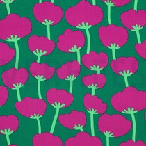 LENZING™ ECOVERO™ POPPIES NERIDA HANSEN DARK GREEN (thumbnail)