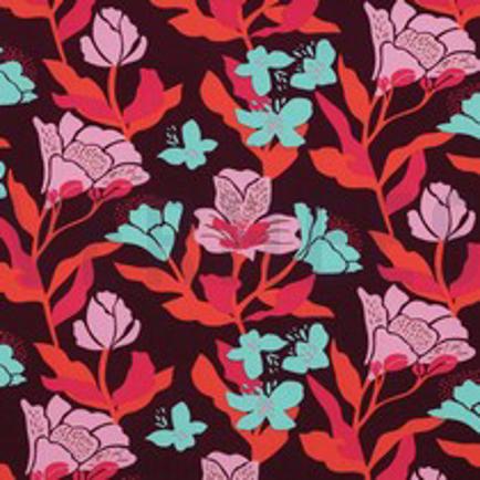 LENZING™ ECOVERO™ AMIRA FLORAL NERIDA HANSEN PLUM (thumbnail)