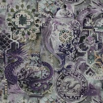 CANVAS DIGITAL ORIENTALISCH LILA/VIOLETT (thumbnail)