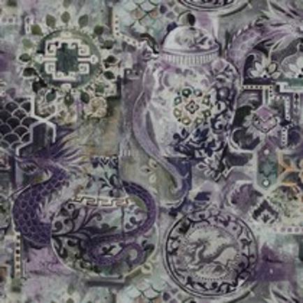 CANVAS DIGITAL ORIENTALISCH LILA/VIOLETT (thumbnail)