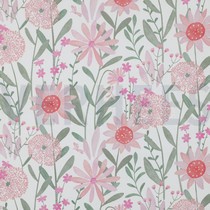 POPELINE DE COTON DIGITAL FLEURS BLANC (thumbnail)