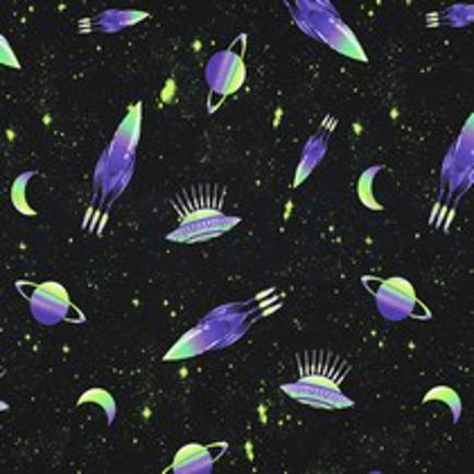 FRENCH TERRY DIGITAL SPACE BLACK (thumbnail)