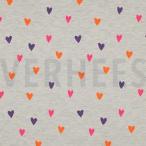 JERSEY MELIERT NEON HERZEN ECRU MELIERT (thumbnail)