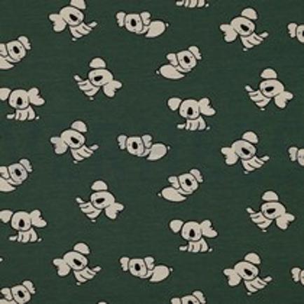 JERSEY GOTS KOALAS DARK GREEN (thumbnail)
