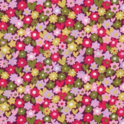 JERSEY BLUMEN GRÜN/ROSA (thumbnail)