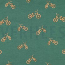 JERSEY BMX FIETSEN DONKERGROEN (thumbnail)