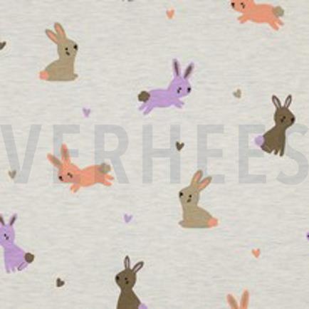 JERSEY MELIERT KANINCHEN ECRU MELIERT (thumbnail)