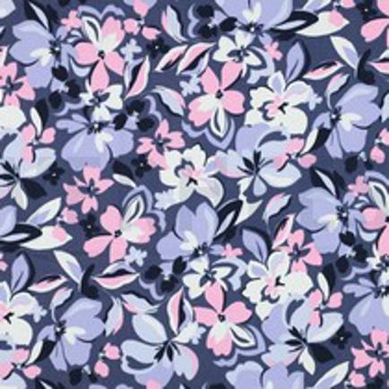 FRENCH TERRY BLOEMEN ROZE (thumbnail)
