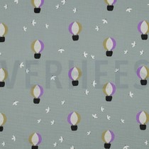 DOUBLE GAUZE HETELUCHTBALLONNEN NILEGROEN (thumbnail)