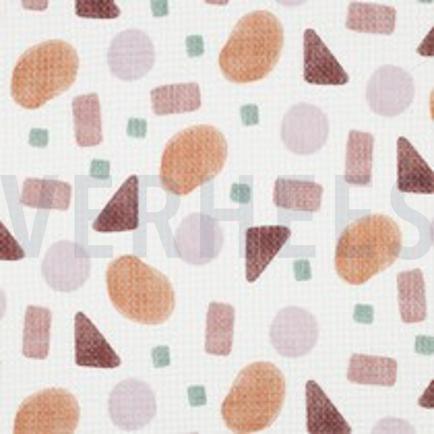 WAFFLE DIGITAL SHAPES PINK (thumbnail)