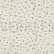 JERSEY GAUFRÉ FLEURS ÉCRU (thumbnail)