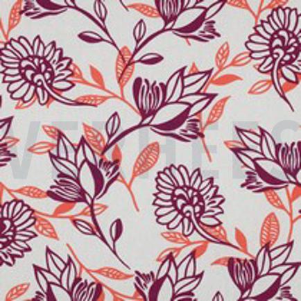 LIN VISCOSE FLEURS VIOLET (thumbnail)