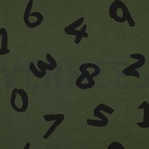 JOGGING ZAHLEN ARMEEGRÜN (thumbnail)