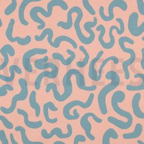 JOGGING STREIFEN PFIRSICH (thumbnail)