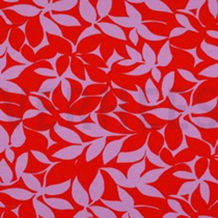 SOFT SWEAT BLÄTTER ROSA/ROT (thumbnail)
