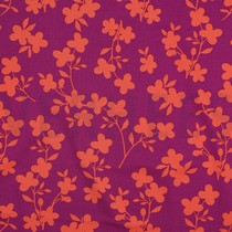 VISCOSE ROSELLA STRETCH FLOWERS FUCHSIA (thumbnail)