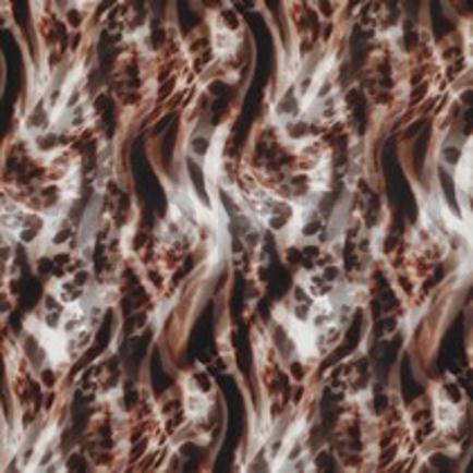 LENZING™ ECOVERO™ DIGITAL ANIMAL SKIN BROWN (thumbnail)