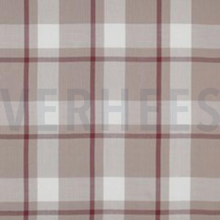 VISCOSE GARENGEVERFD RUITEN BEIGE (thumbnail)