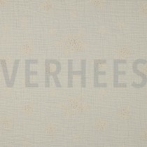 DOUBLE GAUZE EMBROIDERY FLOWERS NATURAL (thumbnail)