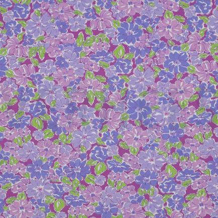 VISCOSE RADIANCE DIGITAL FLEURS VIOLET (thumbnail)