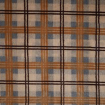 FAUX FUR CHECKS SAND (thumbnail)